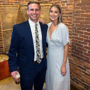 Wayf Light Blue Maxi Dress